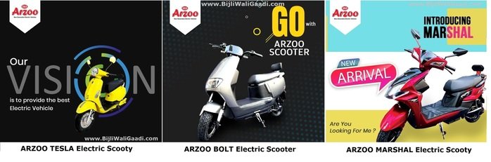 ARZOO EVs product portfolio from SKS TRADE India Pvt. Ltd.