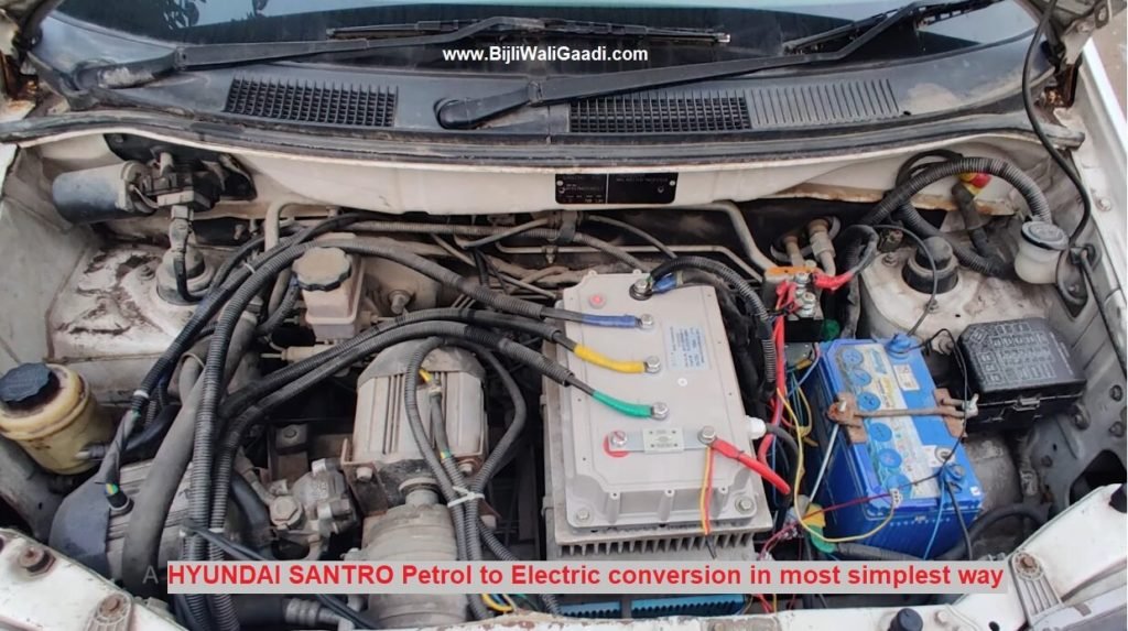 Hyundai Santro EV Conversion