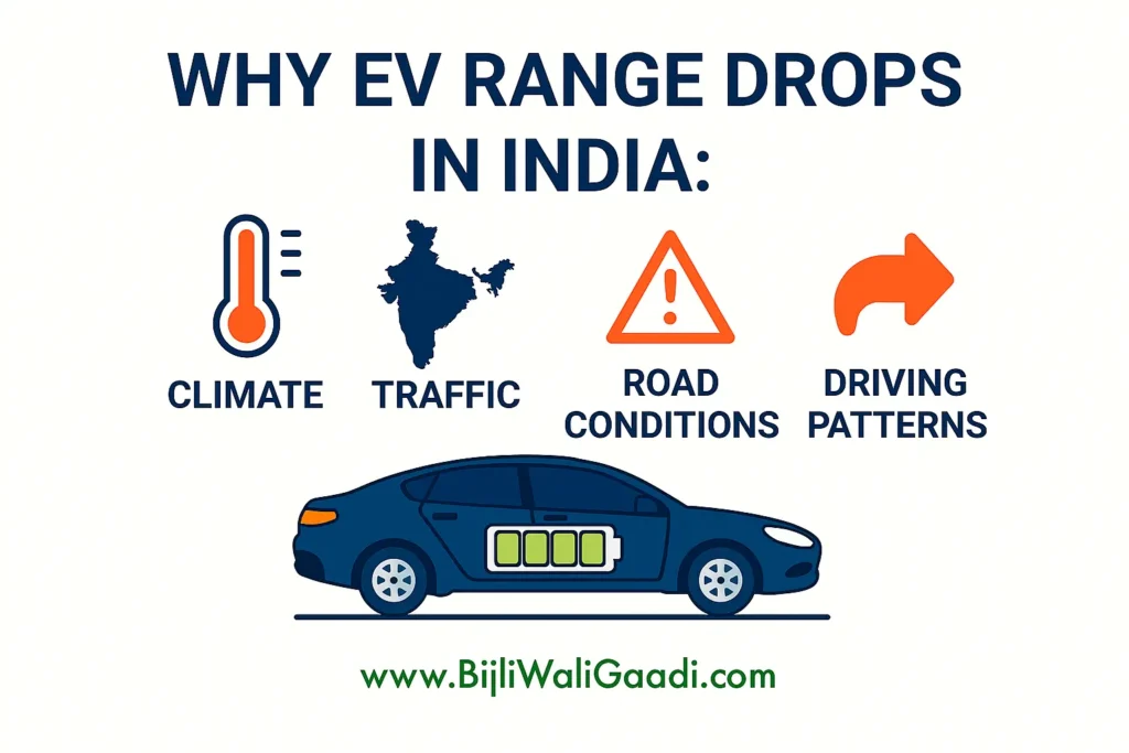 Why Your EV Range Drops Suddenly in Real Indian Conditions: The Science-Backed Truth