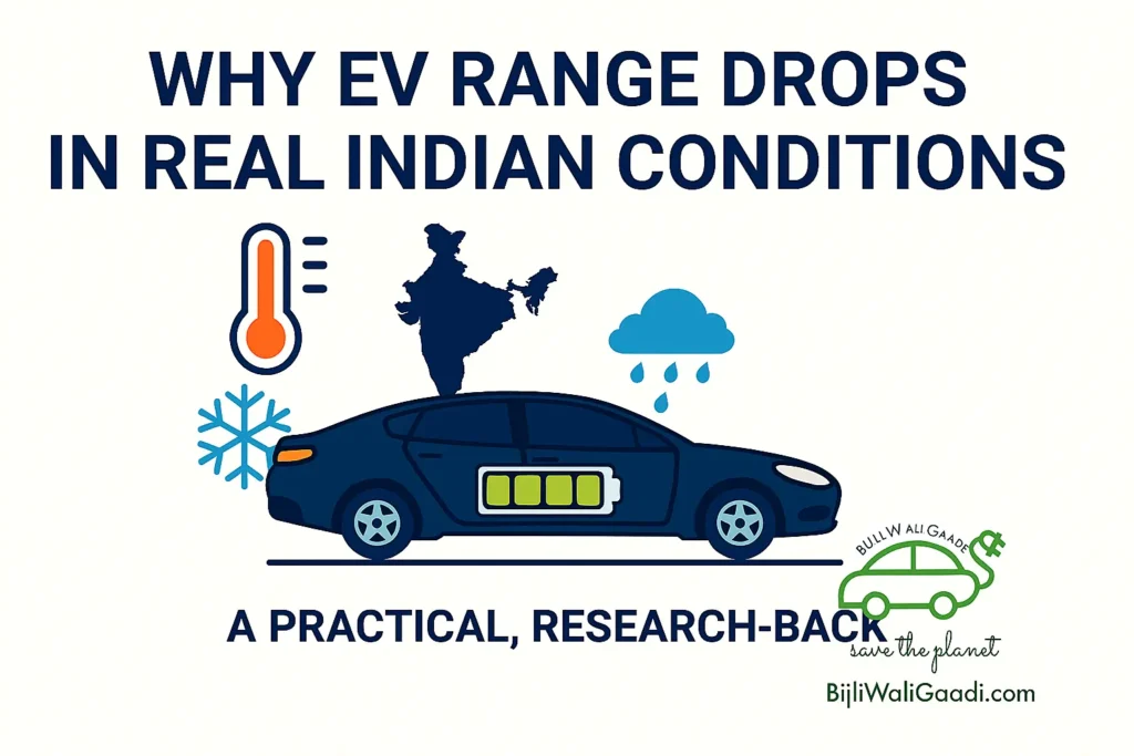 Why Your EV Range Drops Suddenly in Real Indian Conditions: The Science-Backed Truth