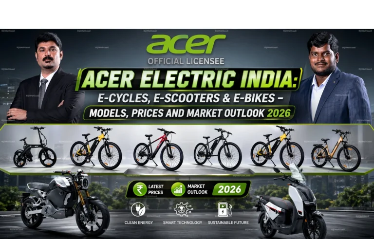 Acer Electric India 2026 lineup of e-cycles, e-scooters, and electric bikes with prices and market outlook