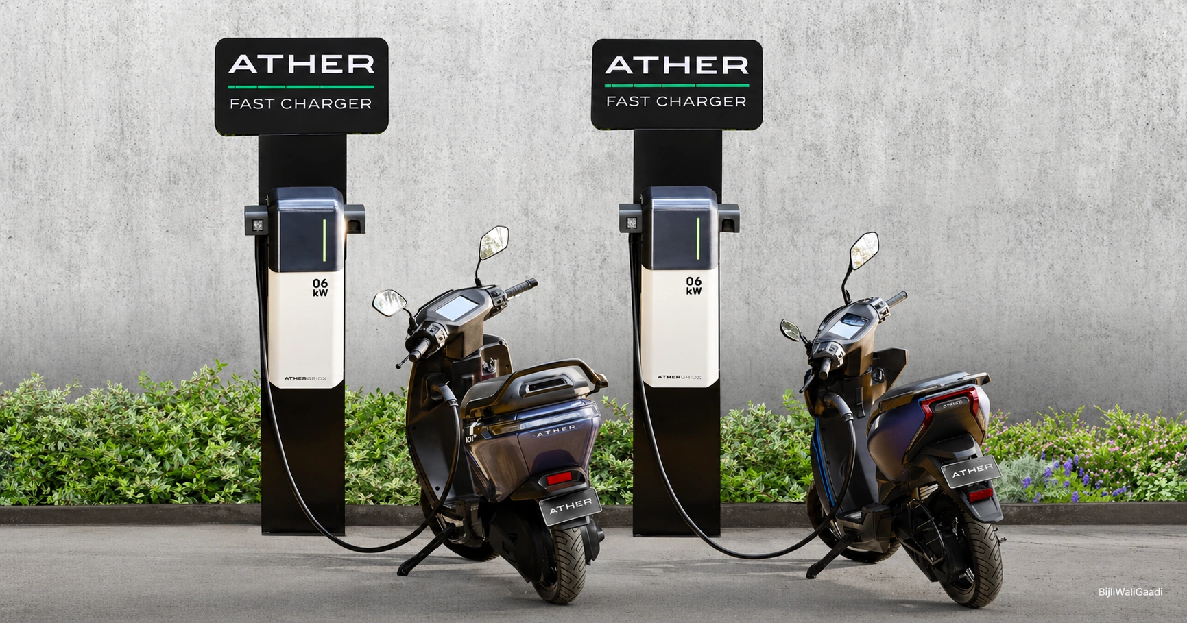Ather Energy EV Charging Grid: have a network of over 5,900 chargers across 379+ cities