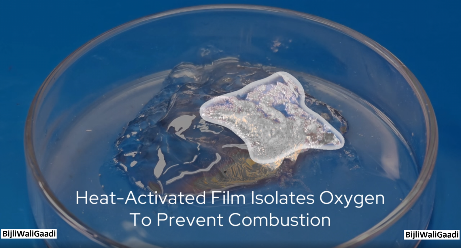 This is not just a “gel” — it’s a breakthrough in battery safety.
The Qilin Condensed Battery upgrades conventional electrolytes into a condensed-state form.
When exposed to heat, it forms a protective film that isolates oxygen and cuts off the combustion pathway at its source.