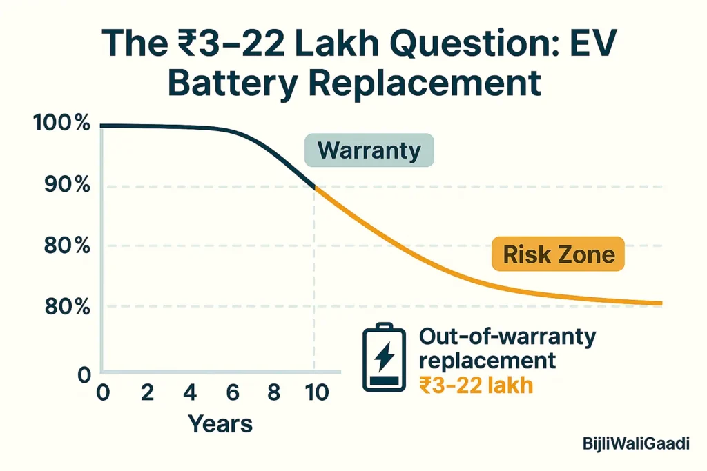 Electric Vehicle Battery Out-of-Warranty replacement cost