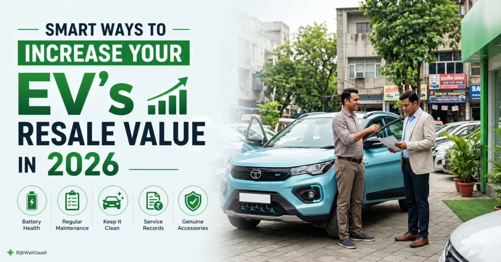 Smart ways to increase your EV resale value in 2026 with battery health, maintenance, and service records