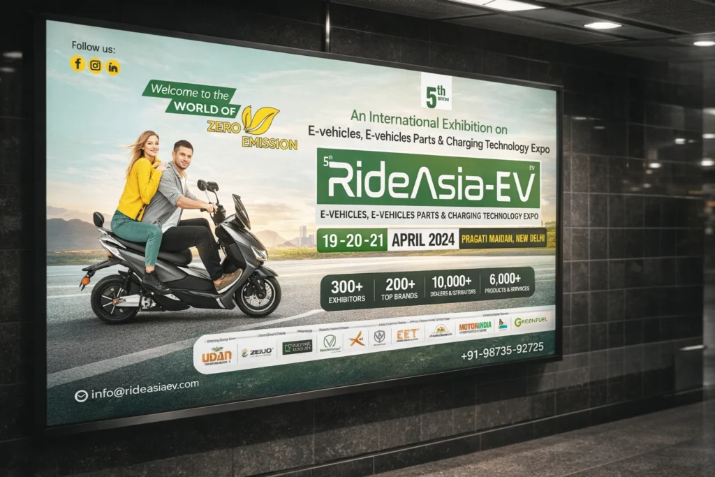 RideAsia EV 2026: Your Complete Guide to India's Premier Electric Vehicle Expo at Bharat Mandapam, New Delhi