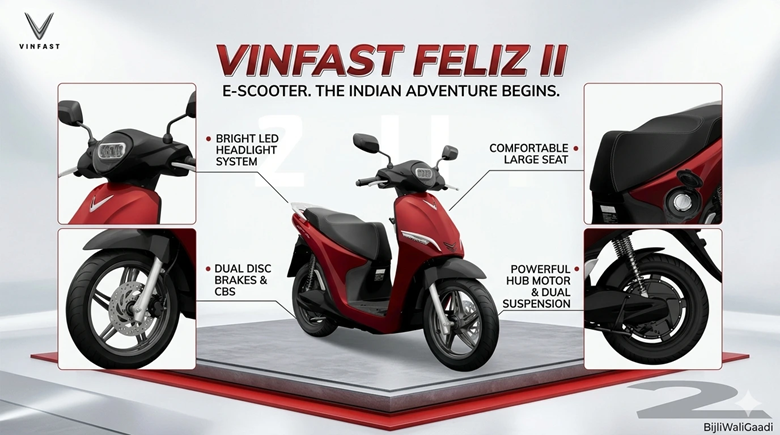 Vinfast electric scooter in India