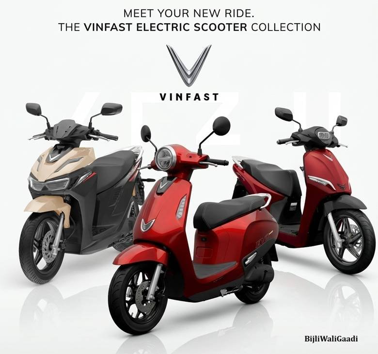 Vinfast upcoming electric scooters in India
