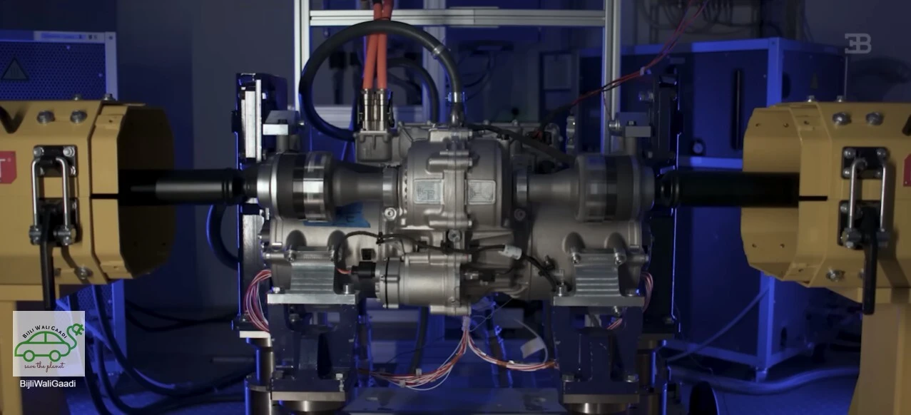 Bugatti Tourbillon e-motor testing