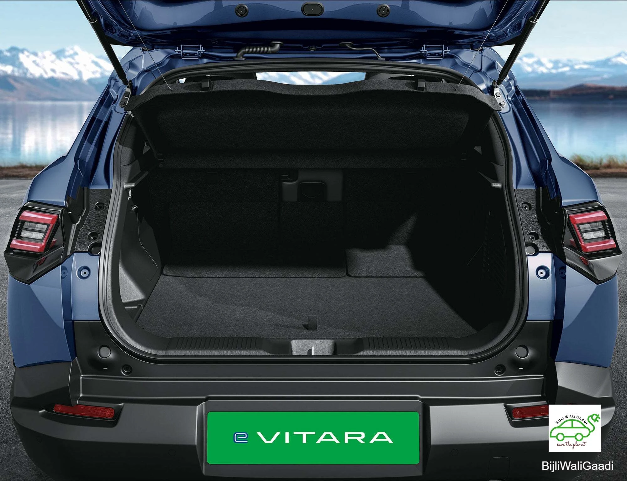 Maruti Suzuki e Vitara boot space details by BijliWaliGaadi