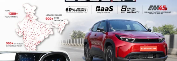 Toyota Urban Cruiser Ebella 2026 electric SUV featured image showing red compact EV SUV, premium dashboard cabin and Toyota EV ownership benefits in India