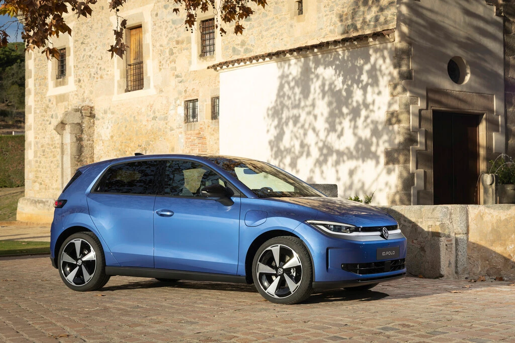 Polo EV or say VW Electric Polo exterior image showing. Volkswagen ID. polo by BijliWaliGaadi