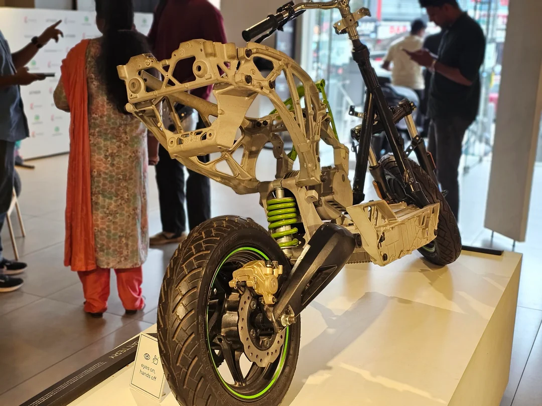 Ather's all-aluminium chassis