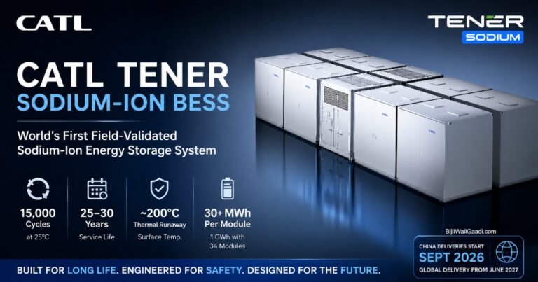 CATL's New Sodium Battery Changes Everything: 15,000 Cycles, 30 MWh Storage & 30-Year Life