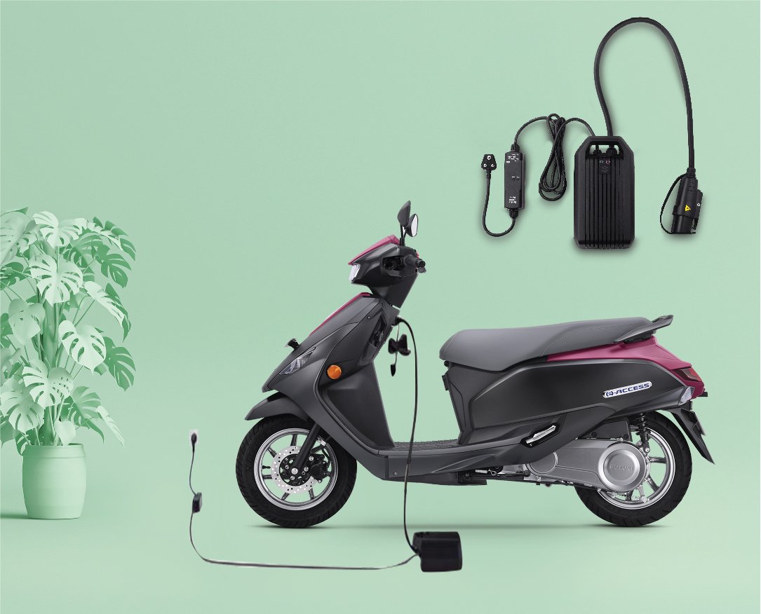 Suzuki e-access scooter home charging