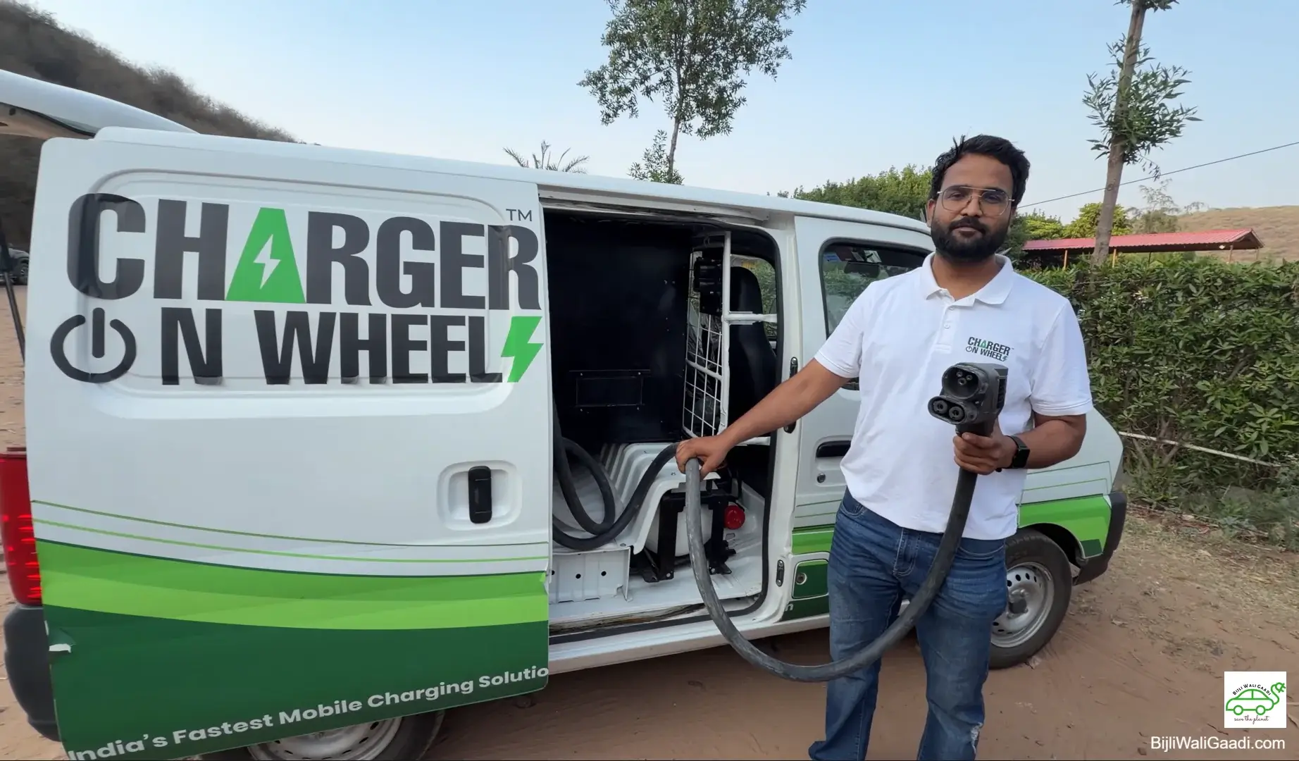 Charger on Wheels mobile van