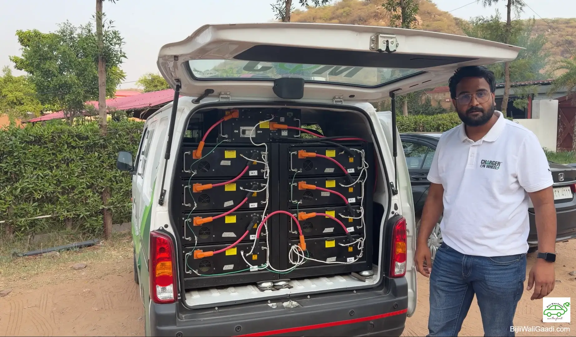 Charger on Wheels mobile van