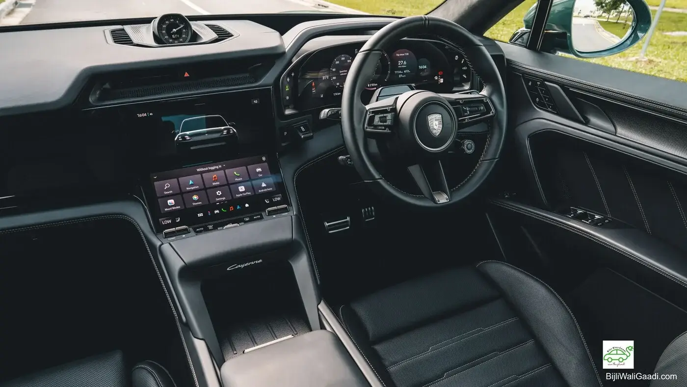 Porsche Cayenne Electric Driver position layout