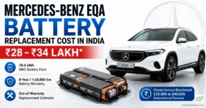 Mercedes EQA 250+ Battery Replacement Cost in India: Is It Really ₹28–34 Lakh?