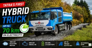 TATRA’s First Hybrid Truck Can Drive Up to 70 km on Electricity