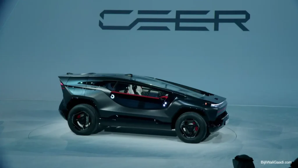 CEER Exobot Launched: Saudi Arabia's First EV Brand Debuts a Tri-Motor Sedan and SUV