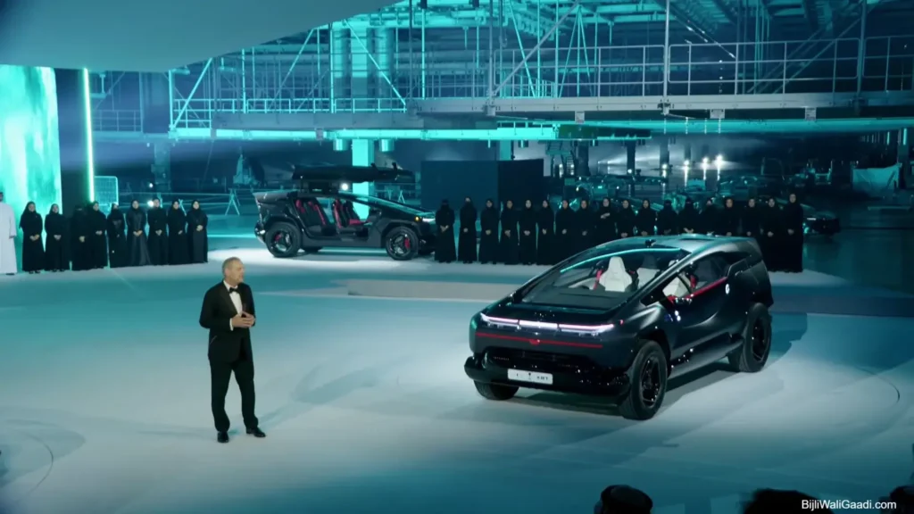 CEER Exobot Launched: Saudi Arabia's First EV Brand Debuts a Tri-Motor Sedan and SUV