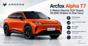 Arcfox Alpha T7: 5-Metre Electric SUV Draws 30,000 Orders in One Hour