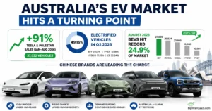 Australia’s EV Market Hits a Turning Point as Tesla and Polestar Sales Jump 91%
