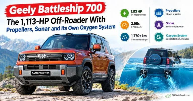 Geely Battleship 700 1,113-hp off-roader with propellers, sonar and oxygen system