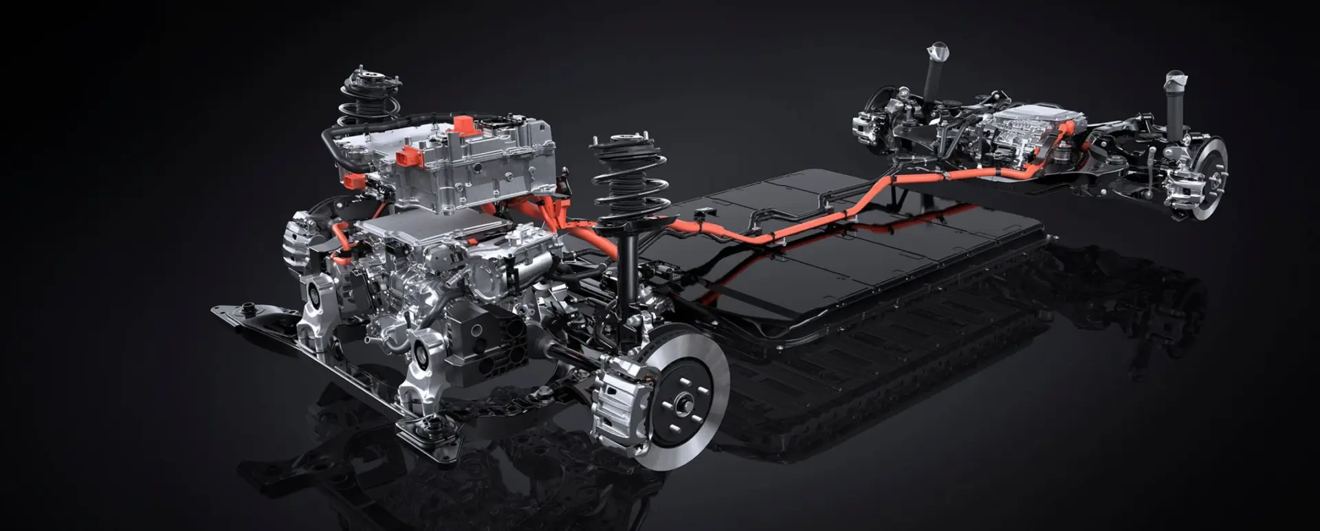 Lexus es 500e electric powertrain system
