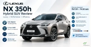 Lexus NX 350h Review: Price, Mileage, Hybrid Specs & Features