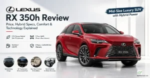 Lexus RX 350h Review: Price, Hybrid Specs, Comfort & Technology Explained