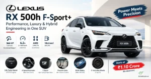 Lexus RX 500h F Sport Performance Review: 366 HP Turbo-Hybrid Power Meets DIRECT4 AWD