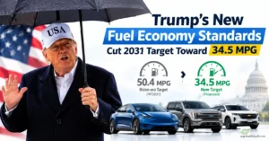 Trump Cuts Fuel Economy Rules Set Under Biden: What It Means for EVs