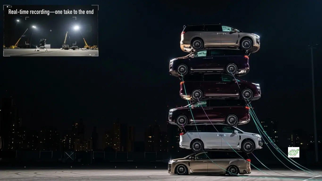 The VOYAH DREAM 9 Just Carried an 18.1-Tonne Car Stack