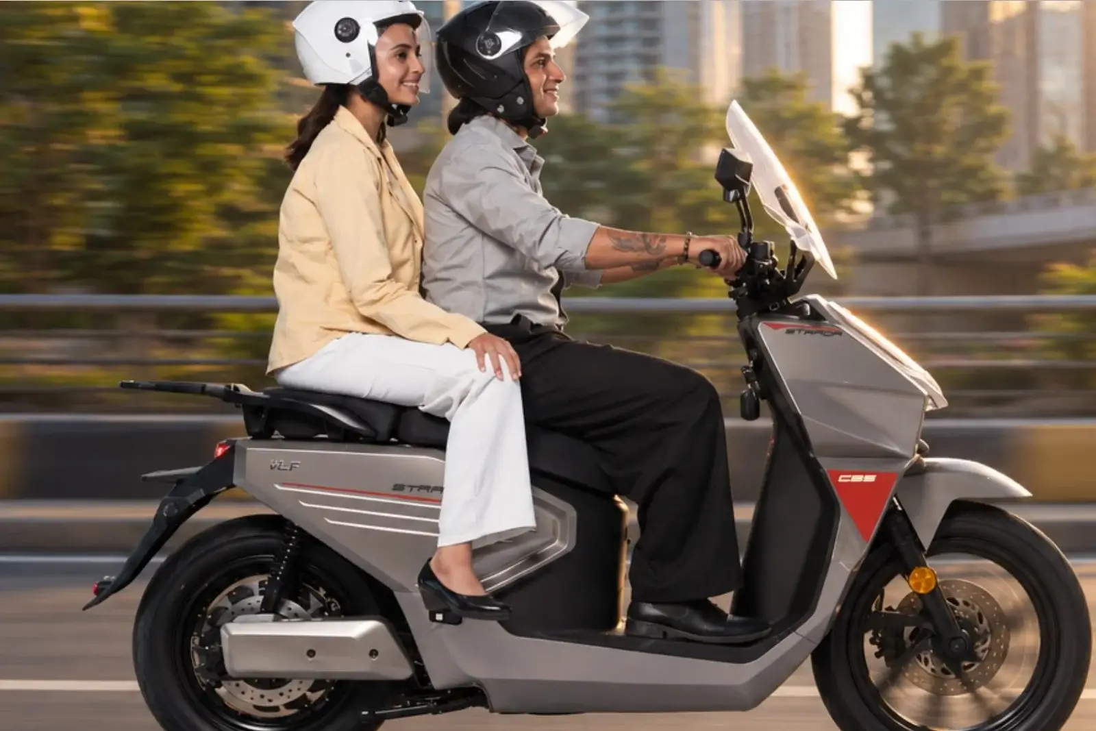 VLF Strada electric scooter test ride