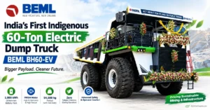 BEML Unveils India’s First Indigenous 60-Ton Electric Dump Truck, the BH60-EV