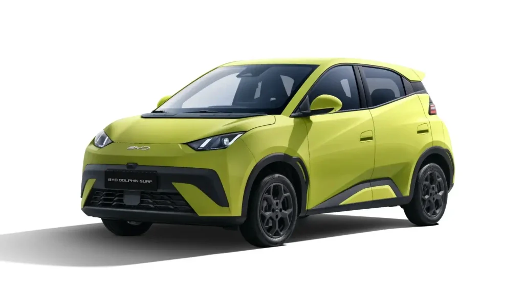 BYD Dolphin Surf Gets a Five-Seat Option, Bigger Screen and Steering-Column Gear Stalk for 2026