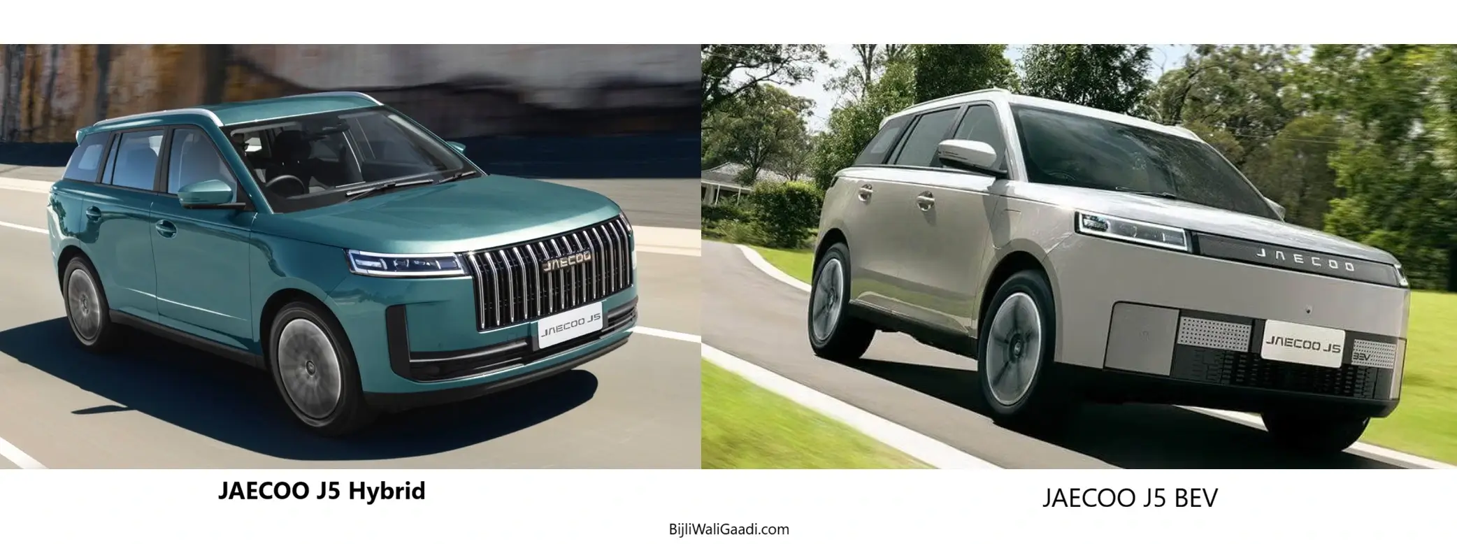 JAECOO J5 Hybrid vs J5 EV: $2,000 Price Gap, 900 km vs 402 km Range
