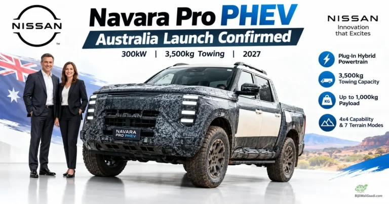Nissan Navara Pro PHEV 2027 Australia launch with 300kW power and 3,500kg towing
