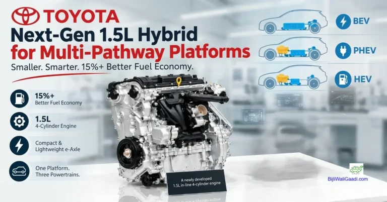 Toyota’s Next-Gen 1.5L Hybrid Powertrain: 15% Better Efficiency for Multi-Pathway Platforms