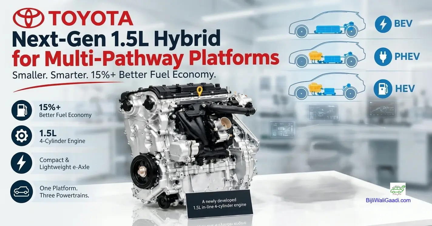 Toyota’s Next-Gen 1.5L Hybrid Powertrain: 15% Better Efficiency for Multi-Pathway Platforms