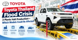Toyota Thailand Flood Crisis: 3 Plants Halt Production—Which Models Could Be Affected?