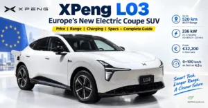 XPeng L03 Price, WLTP Range, Charging and Specs: Complete Guide to Europe’s New Electric Coupe SUV